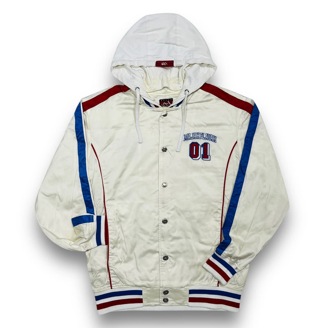 마자플라바 00s 올드스쿨 01 로고 스타디움 후디 자켓 상품이미지1