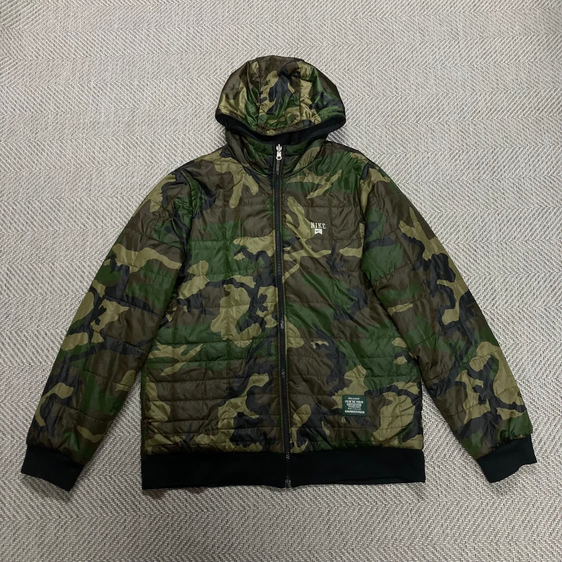 (105)나이키 us 오피셜 카모 리버시블 후드점퍼 상품이미지4