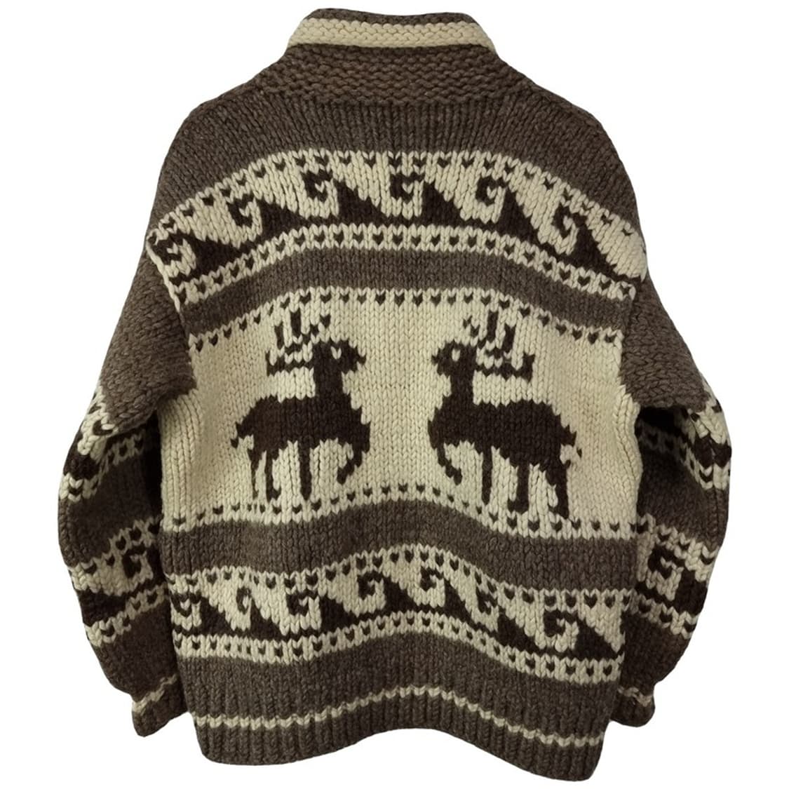 [캐나다 빈티지] 헤비 울 에스닉 코위찬 가디건 P01312 상품이미지3