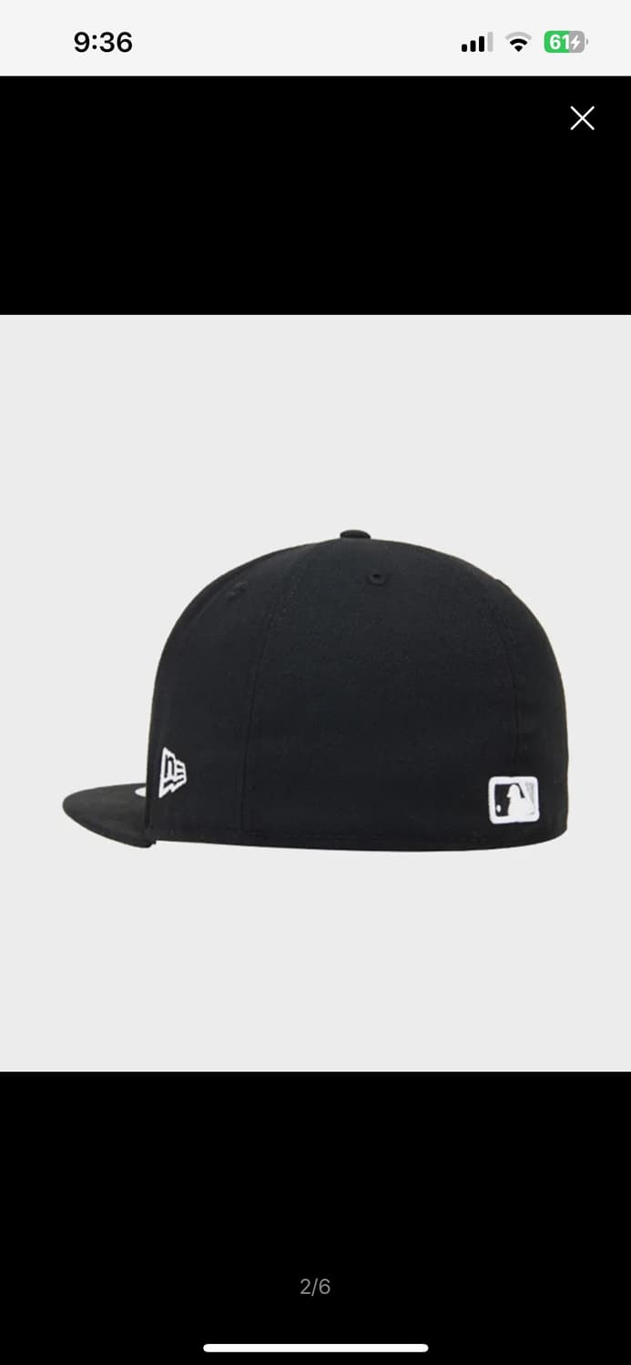 뉴에라 화이트삭스 블랙 60.6 상품이미지2