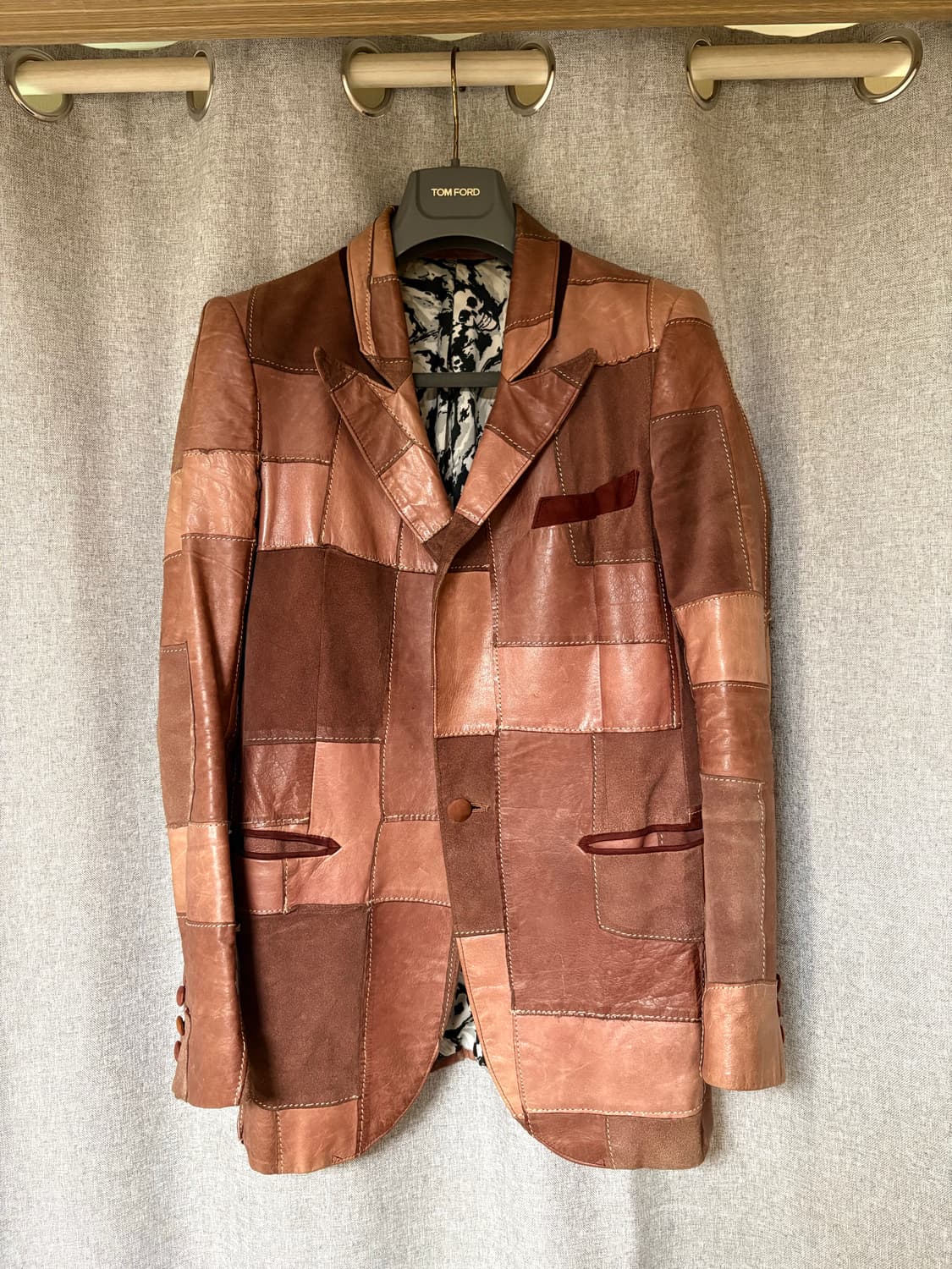 Number Nine 01ss 레더패치 블레이저 자켓 2 상품이미지1