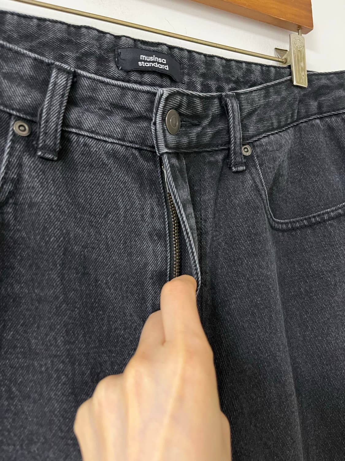 무신사 스탠다드 블랙진 상품이미지6