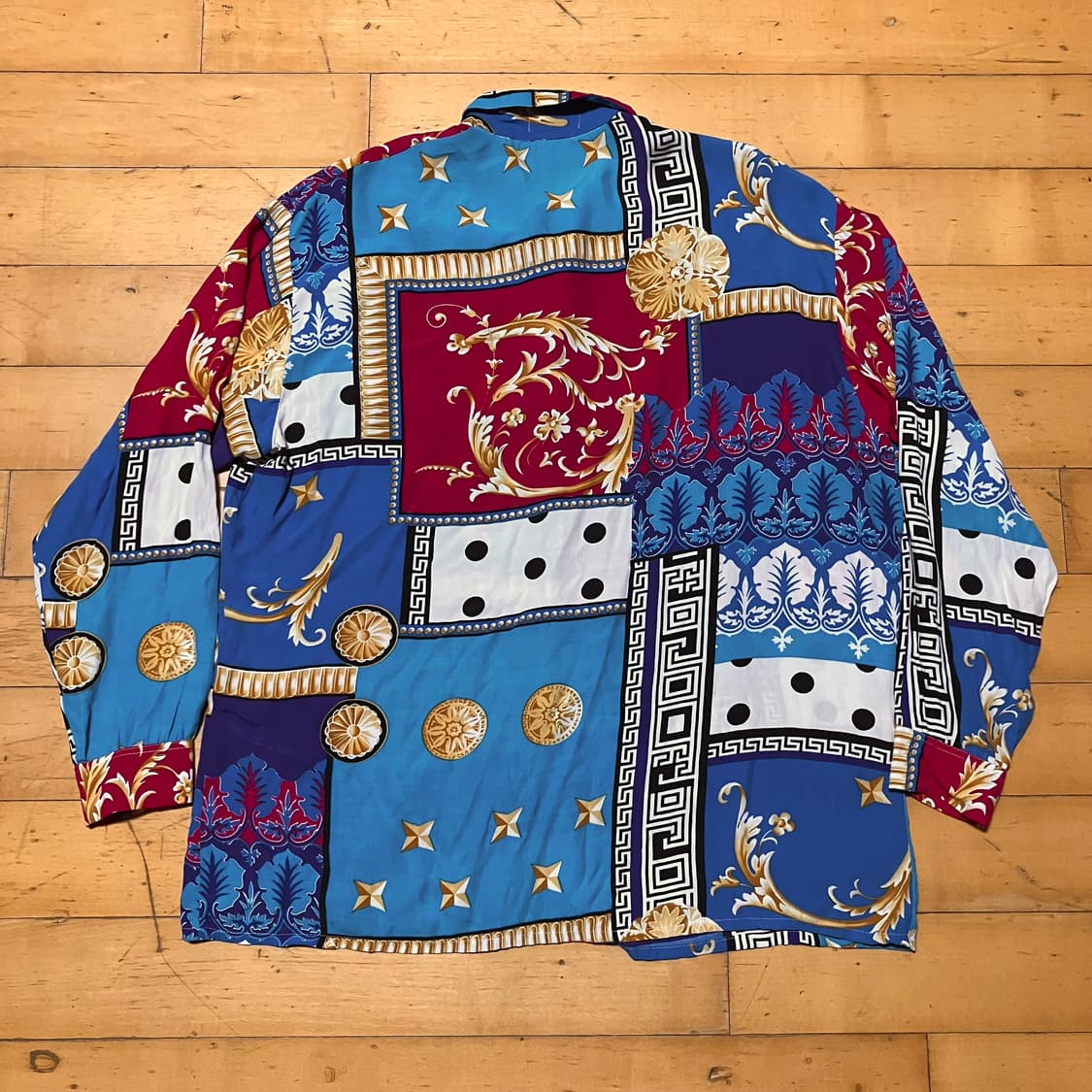 Gianni Versace 베르사체 아쿠아 바로크 패턴 셔츠 105 상품이미지7