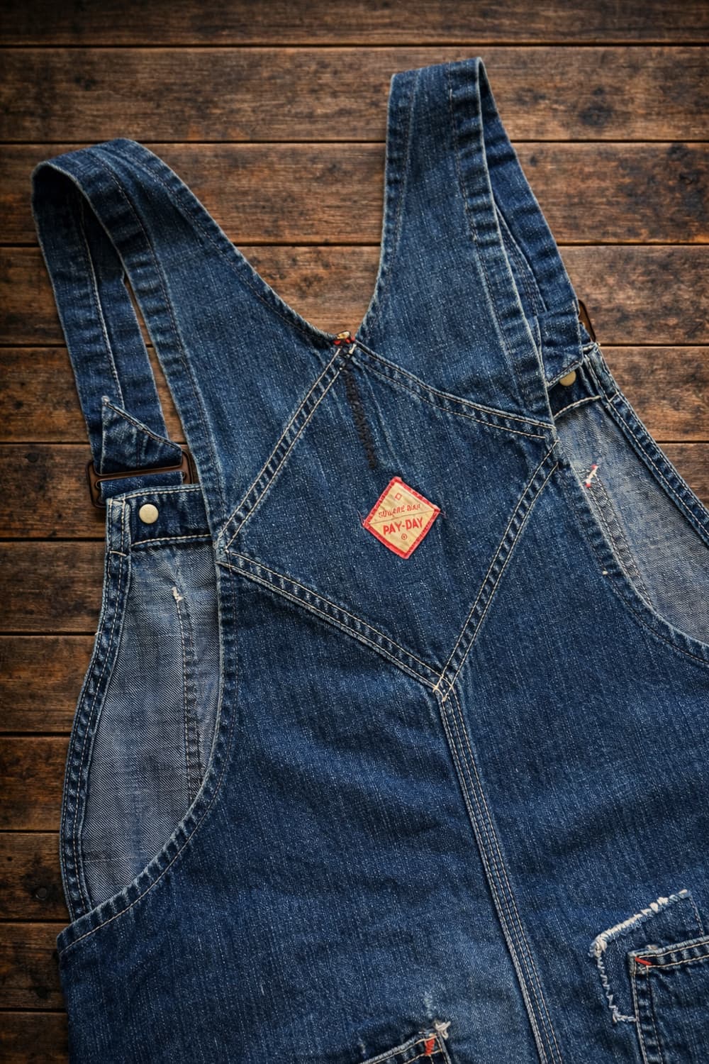 50~60's Penney's PAY-DAY 데님 오버롤 ~36" 상품이미지10