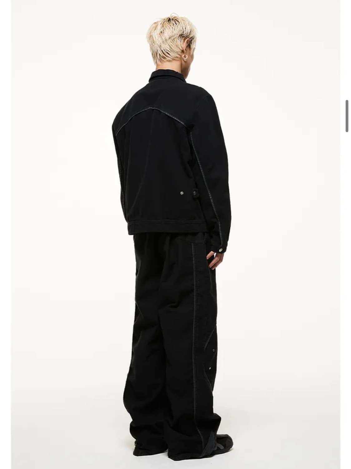 더콜디스트모먼트 빈티지 자켓 블랙 XL 상품이미지5