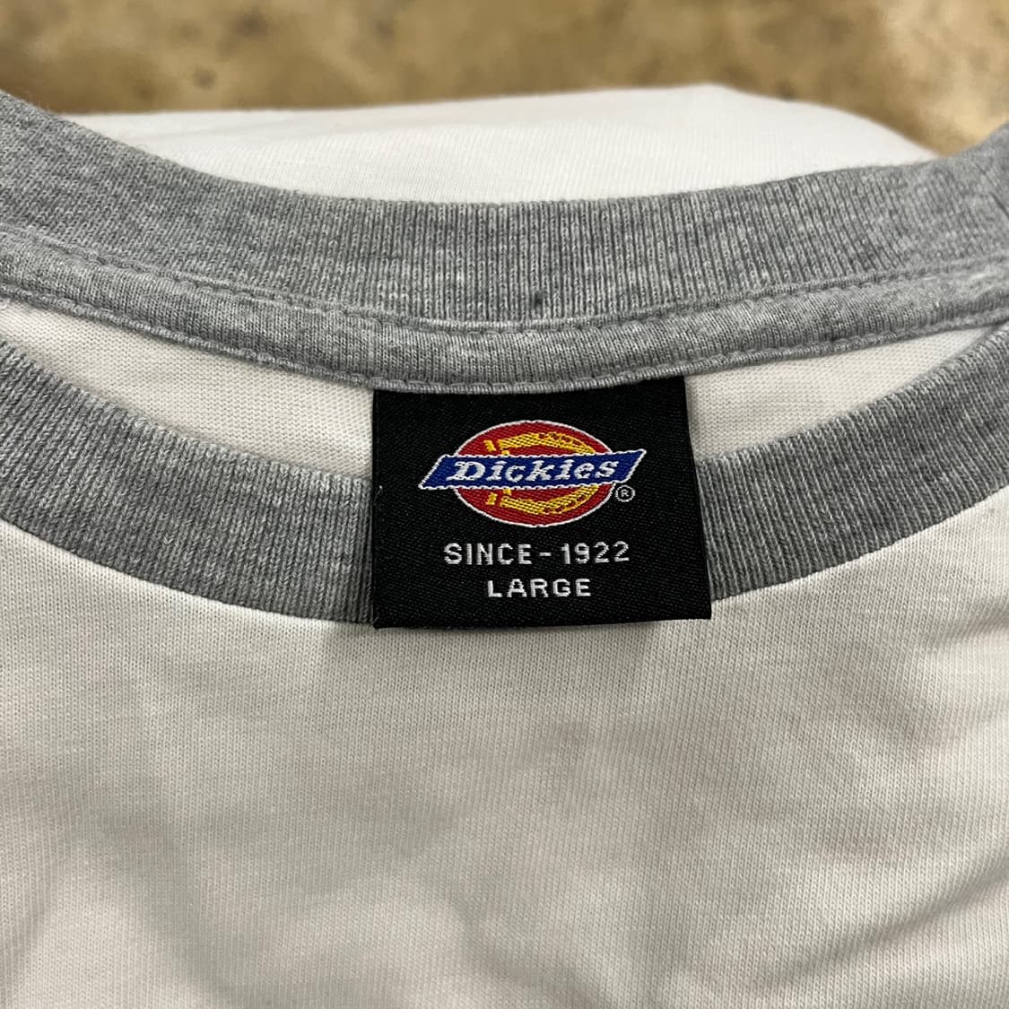 디키즈 나그랑 그레이 화이트 긴팔 롱슬리브리스 상품이미지5