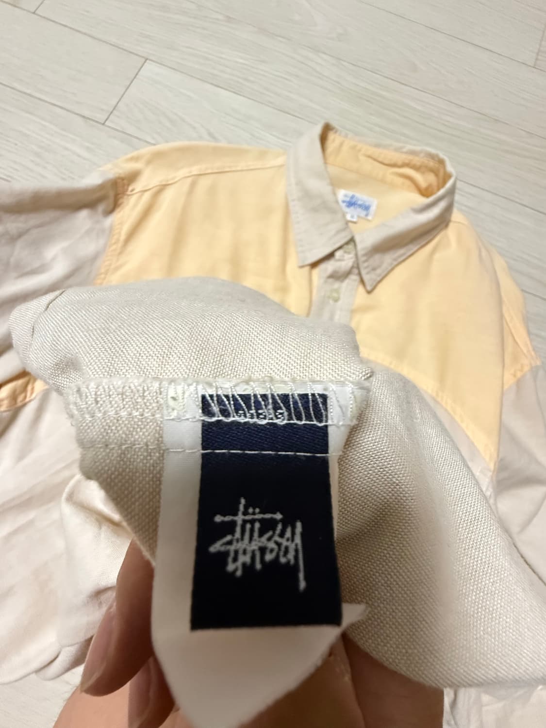 90s 빈티지 스투시 반팔 워크셔츠 상품이미지6