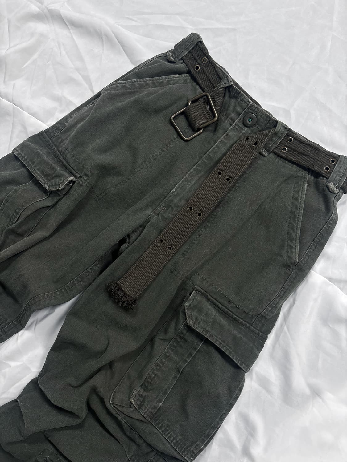 Vintage Khaki Multi Pocket Cargo Pants 상품이미지5