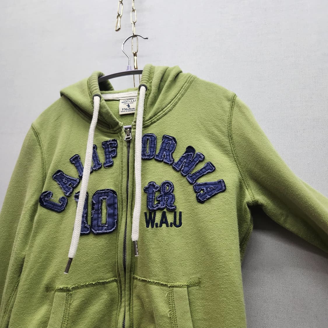 후아유 캘러포니아 Y2K 빈티지 후드집업 S 상품이미지3