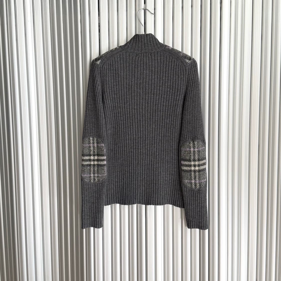 Burberry wool knit zip-up 상품이미지4