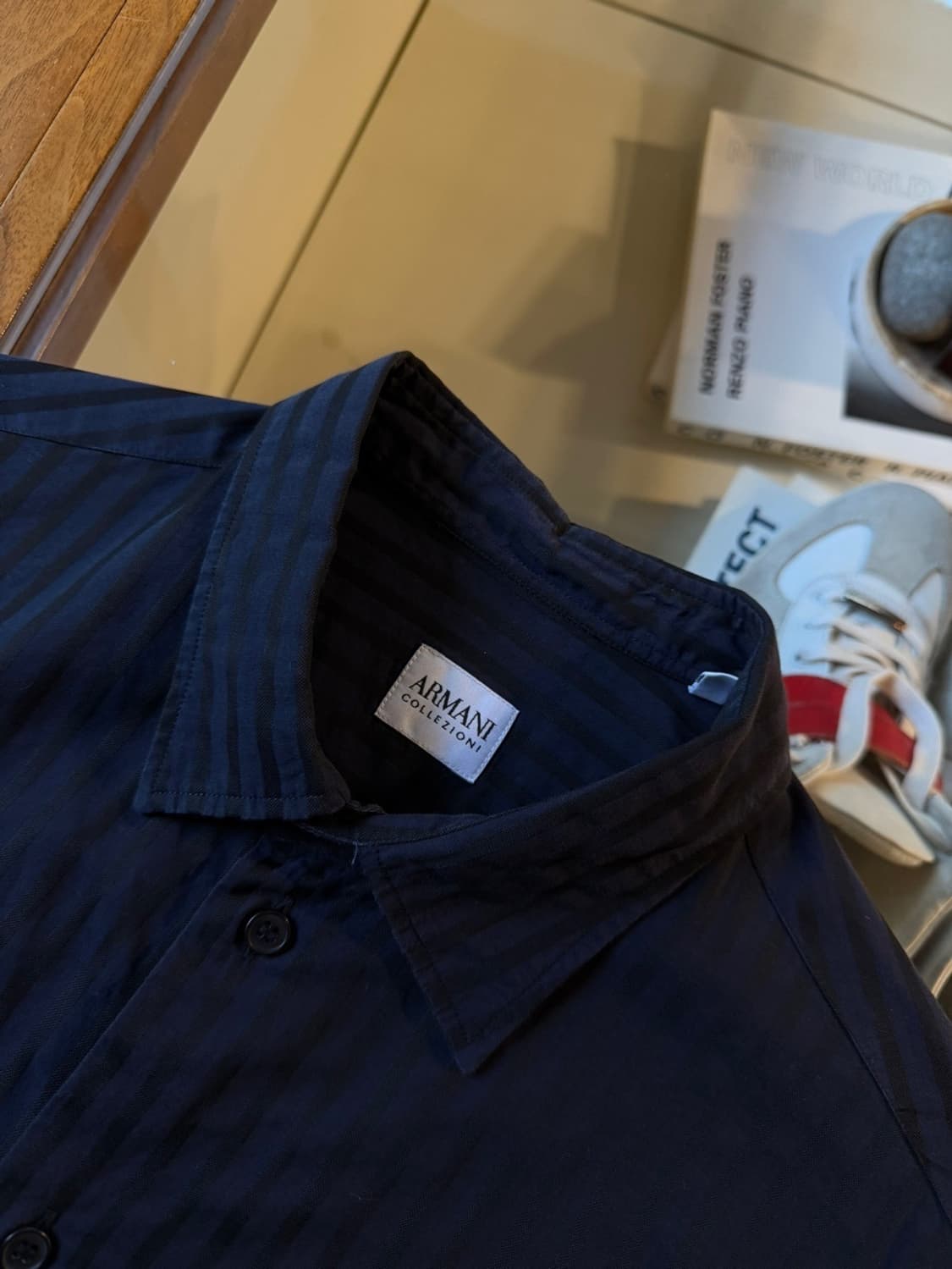 아르마니 꼴레지오니 드레스 셔츠 슬림100 상품이미지2