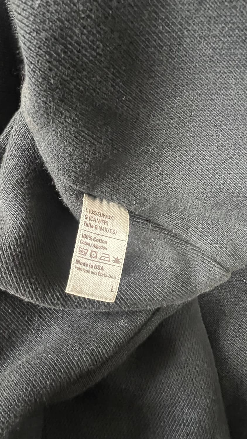 (새상품)칸예 이지 DMX 후디 블랙 L 상품이미지4