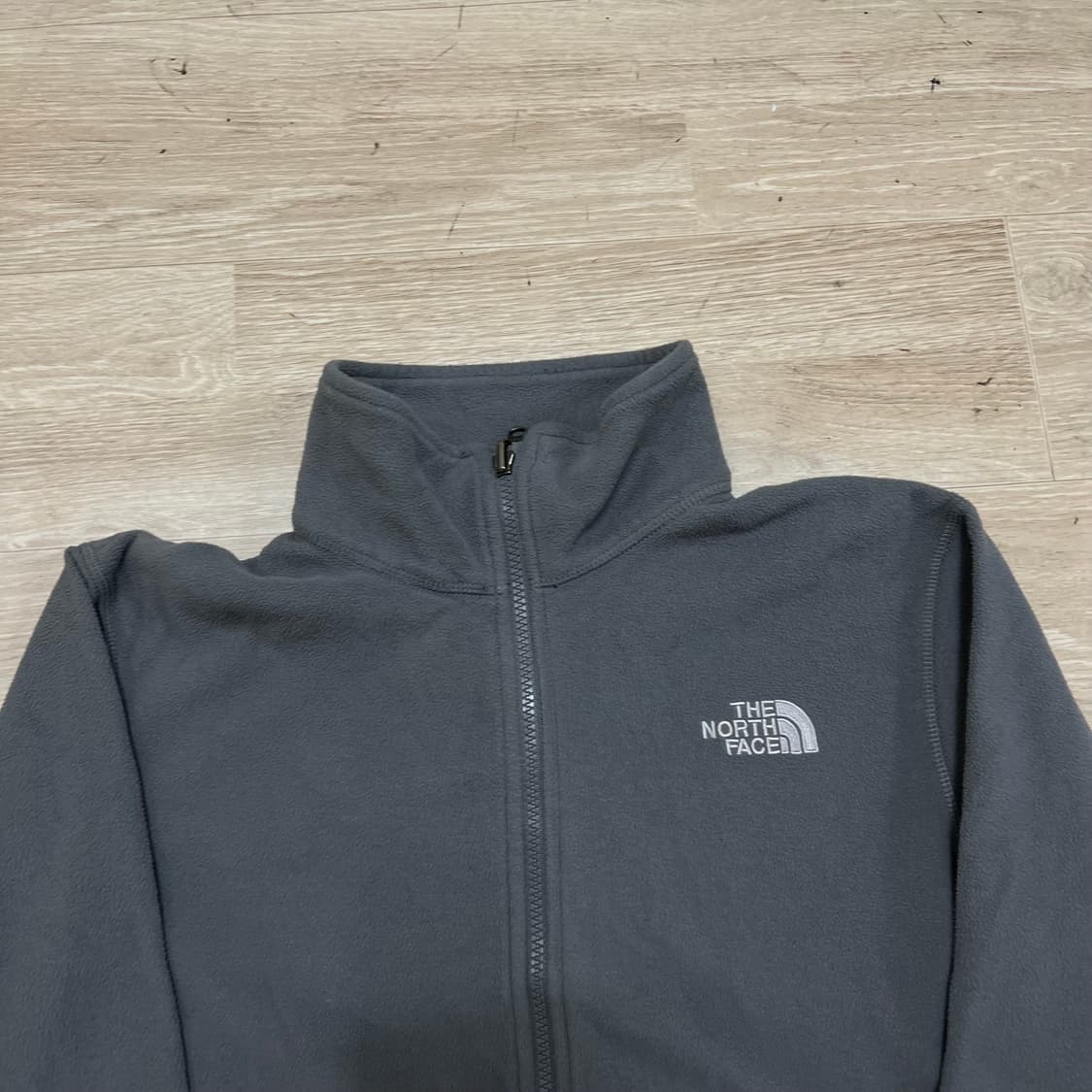 노스페이스 하프돔 로고 후리스 플리스 집업자켓 [차콜] S/90 상품이미지2