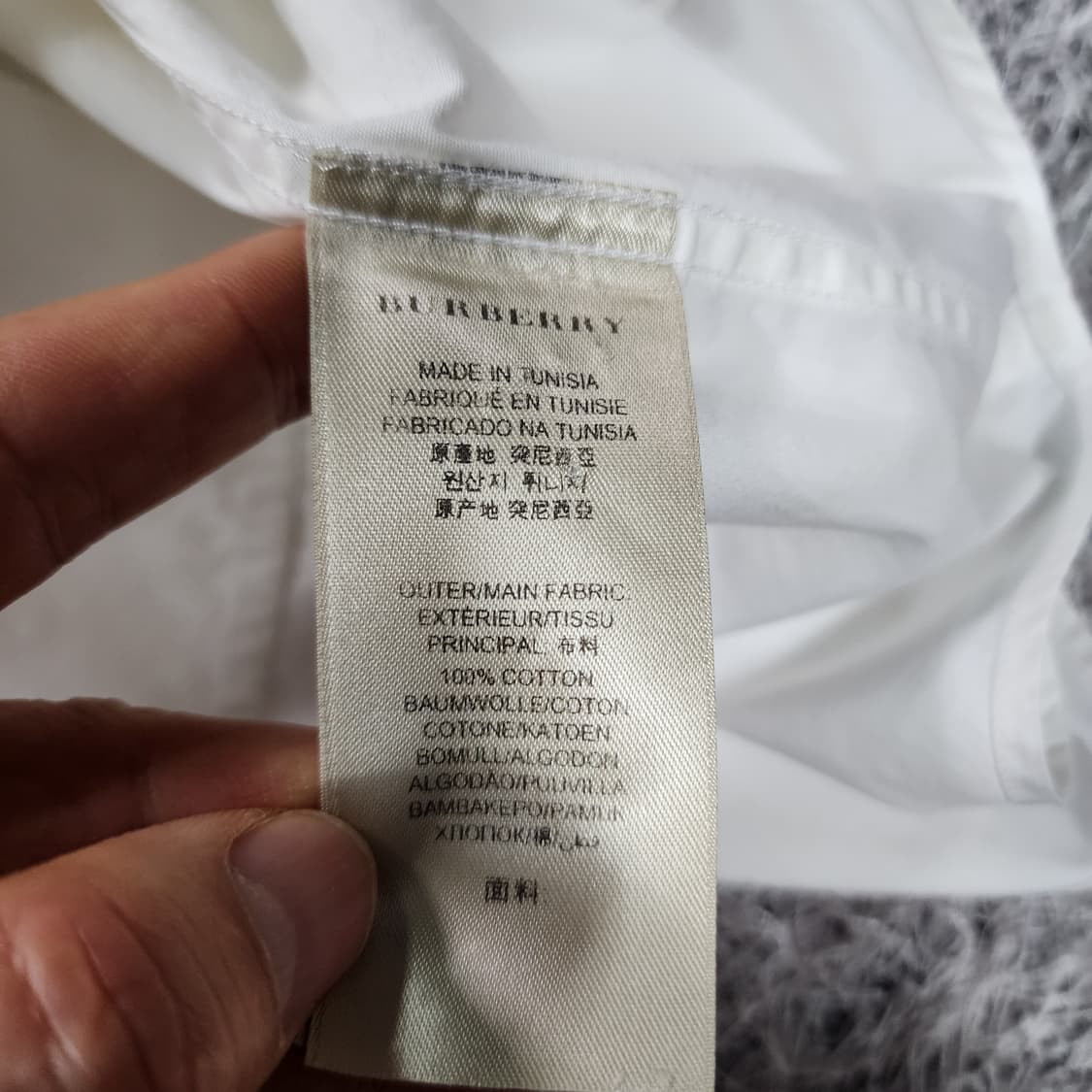 버버리 긴팔 셔츠 14.5 상품이미지7