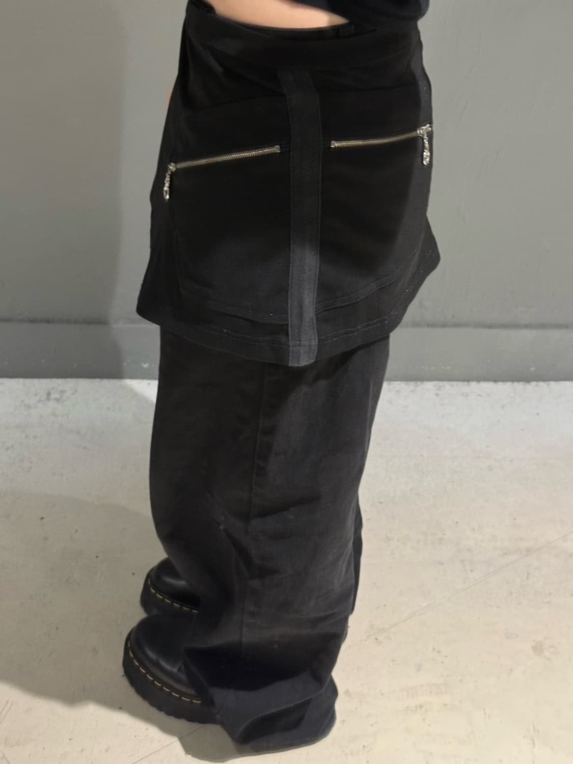 wrap design pocket detail skirt 상품이미지3