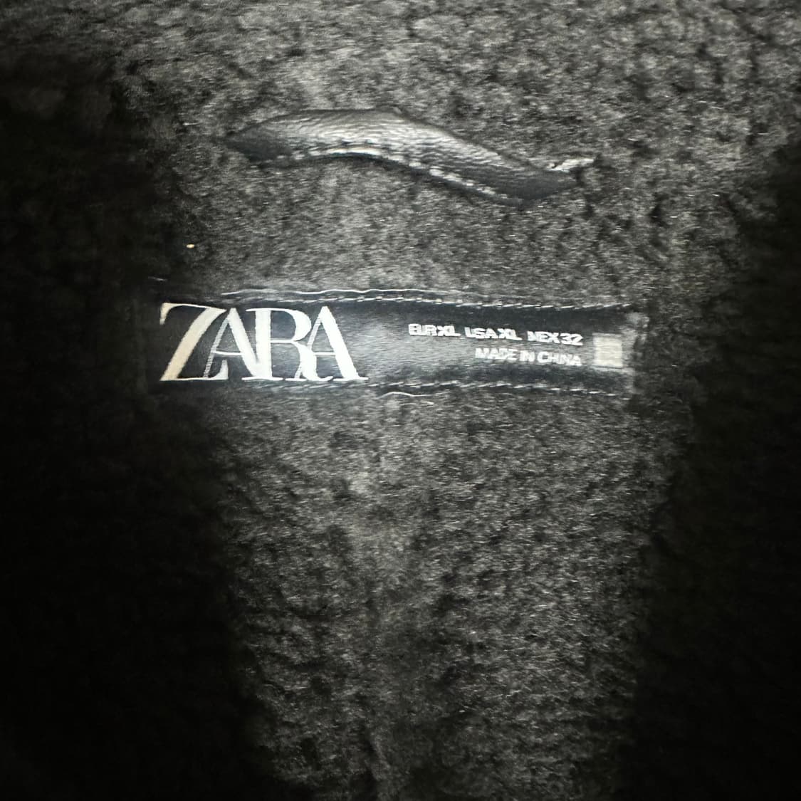 ✨ (바배) 자라 여성 블랙 무스탕 자켓 상품이미지3