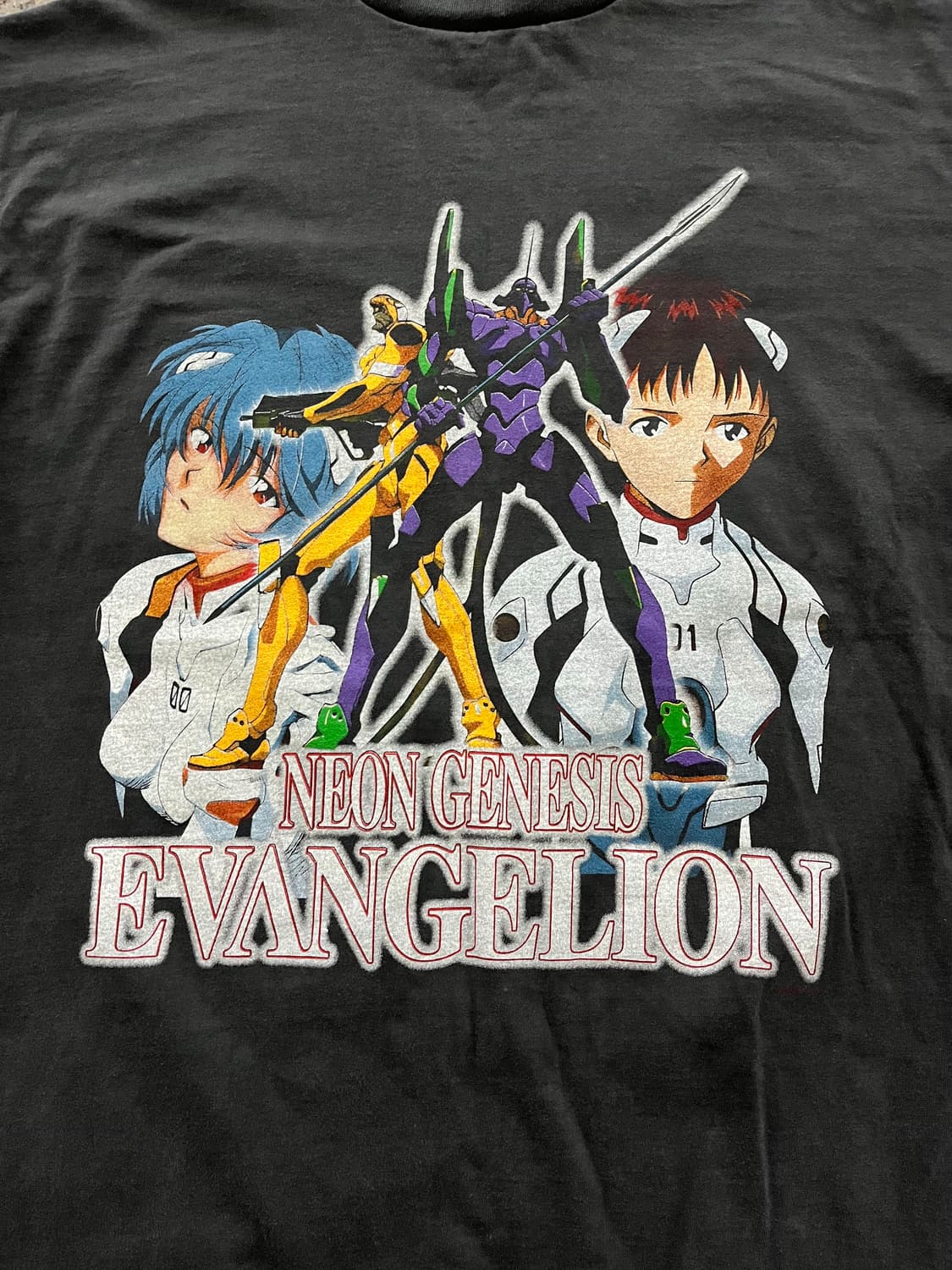 Evangelion Bootleg Single Stitch T Shirt 상품이미지3