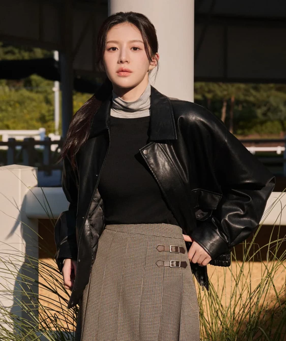 마리떼프랑소와저버 LEATHER PADDED JACKET 상품이미지1