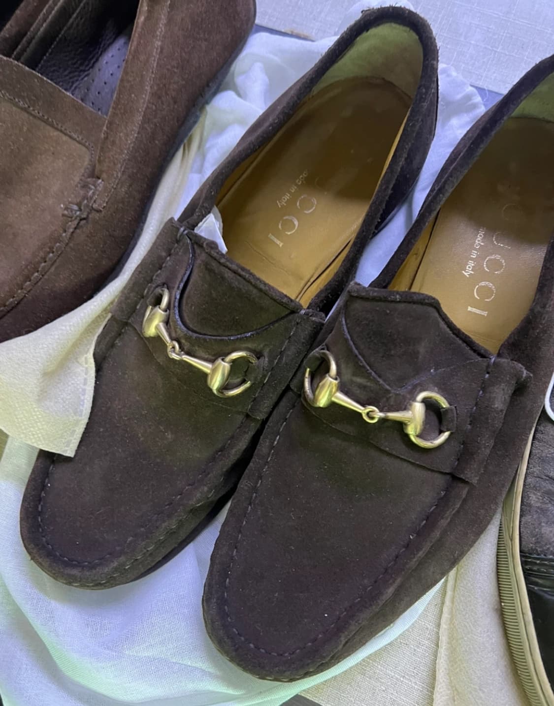 [구찌] 스웨이드 로퍼 / 브라운 상품이미지1