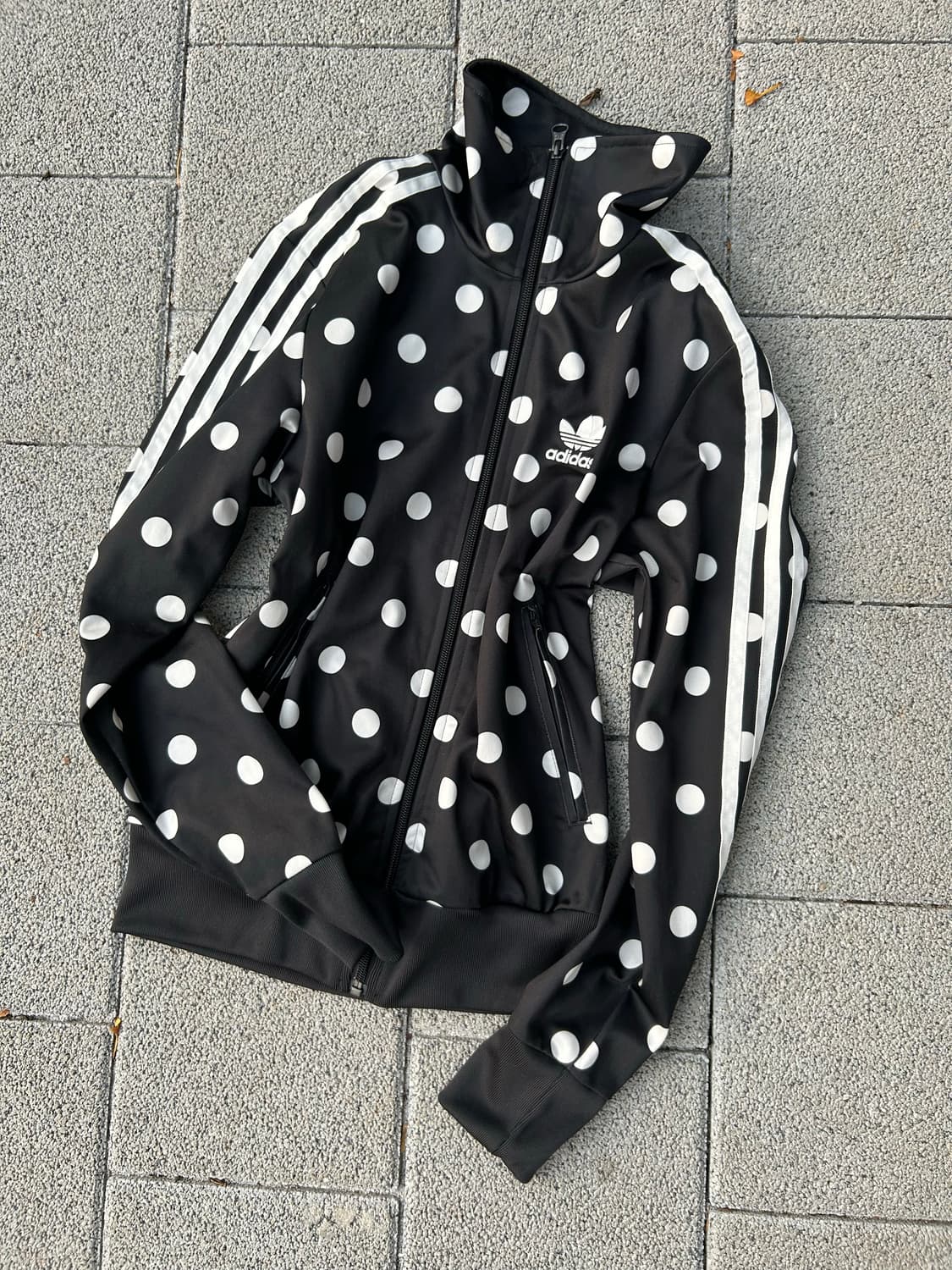 *rare* 아디다스 블랙 도트 땡땡이 파이어버드 져지 상품이미지2