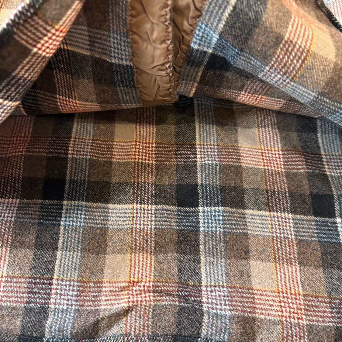 80s Pendleton 80년대 미국 생산 펜들턴 체크 울 셔츠 상품이미지7