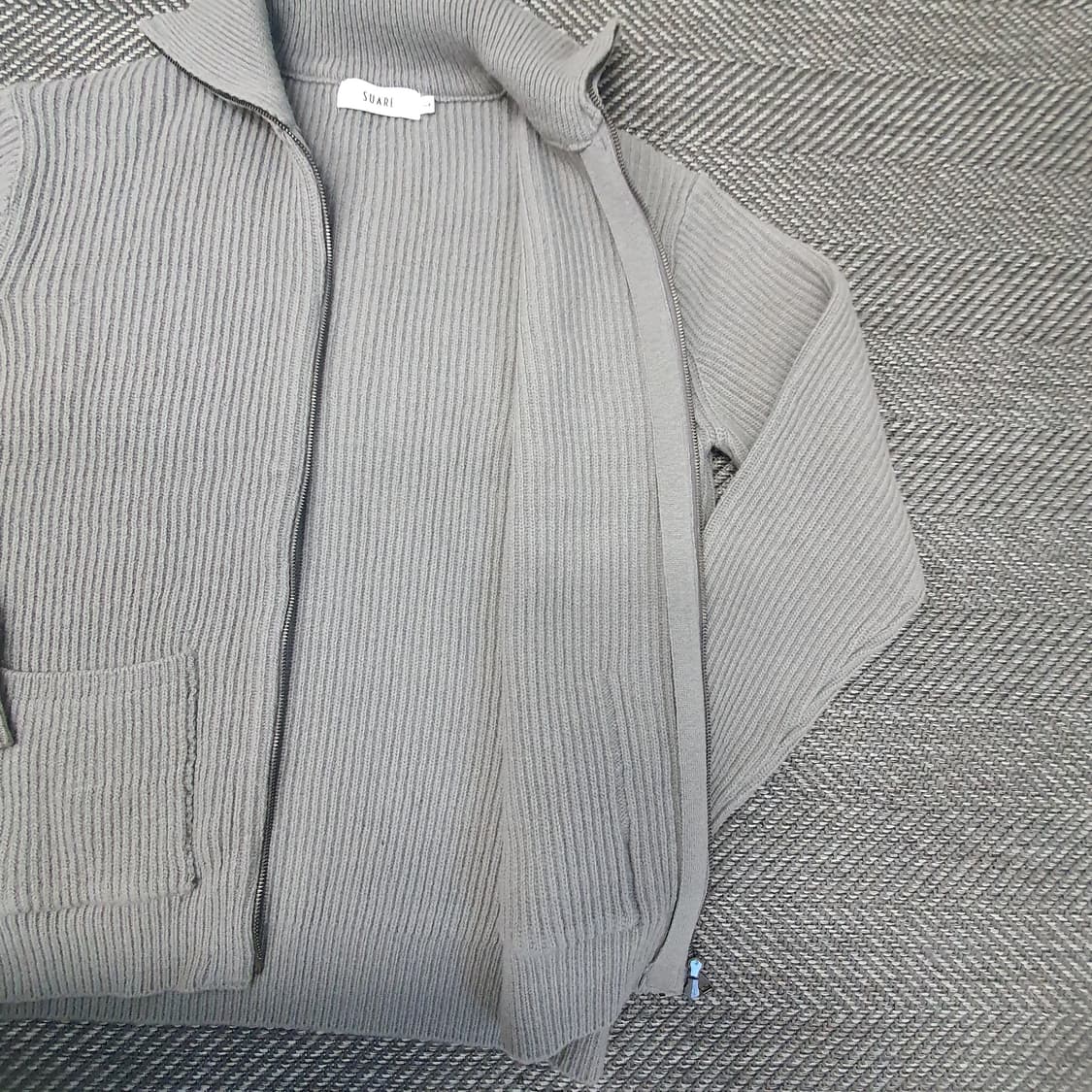 수아레 하이넥 니트 가디건 남자105 상품이미지5