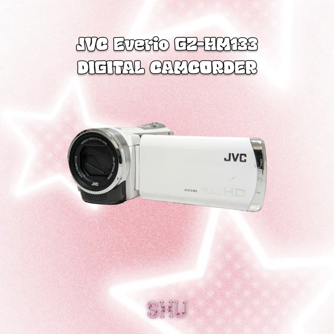 JVC 빈티지 디지털 캠코더 GZ-HM33-W 화이트  상품이미지2