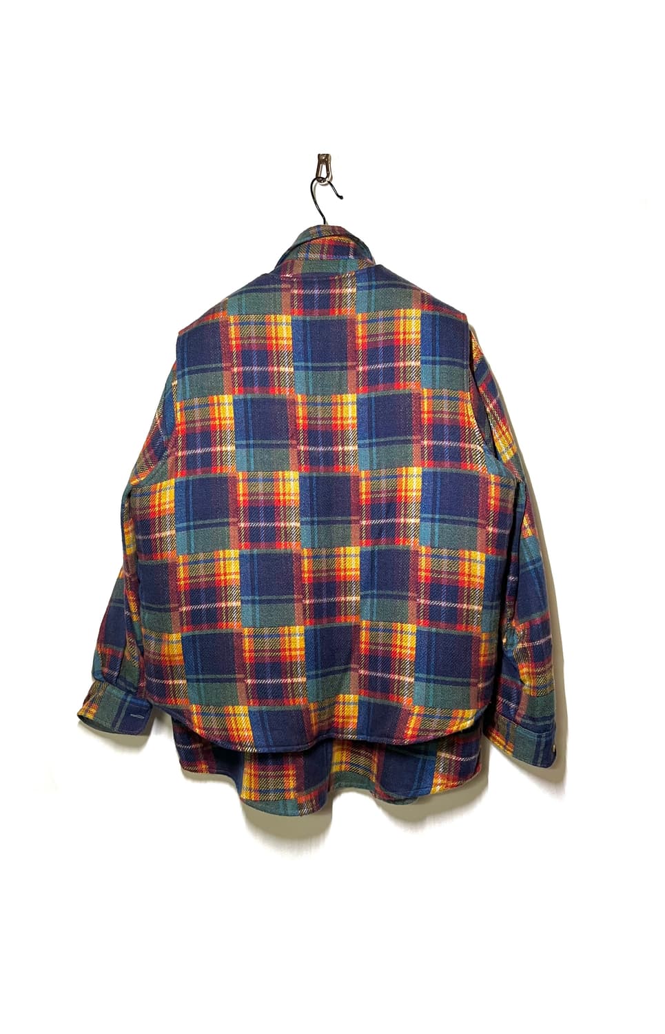 USPA 90's 빈티지 체크셔츠 자켓+ 퀼팅 베스트 조끼 95~100 상품이미지3