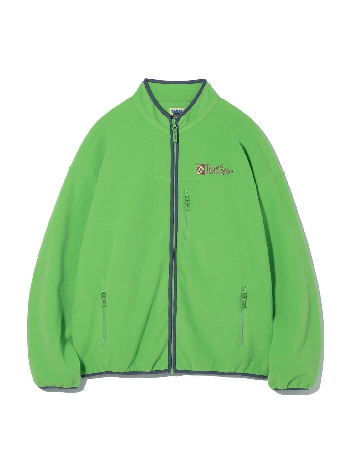 테켓 코코 플리스 자켓 그린 상품이미지1