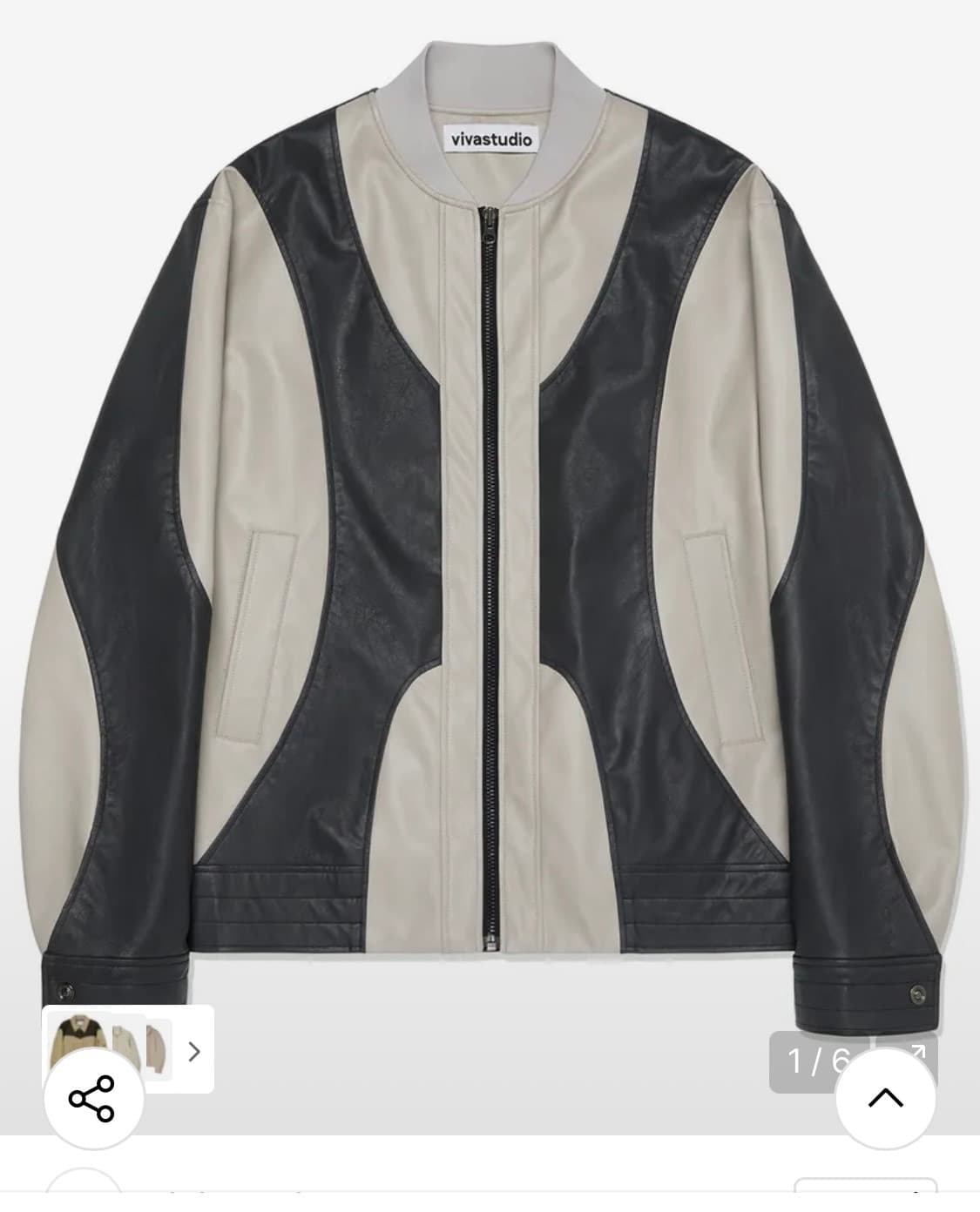 비바스튜디오 레더자켓 상품이미지1