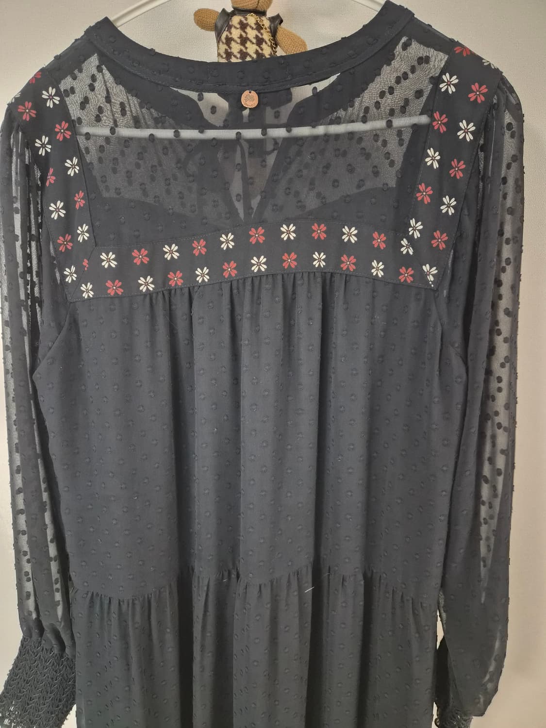 [Thursday Island] 써스데이 아일랜드 스모킹소매 티어드 쉬폰 상품이미지4