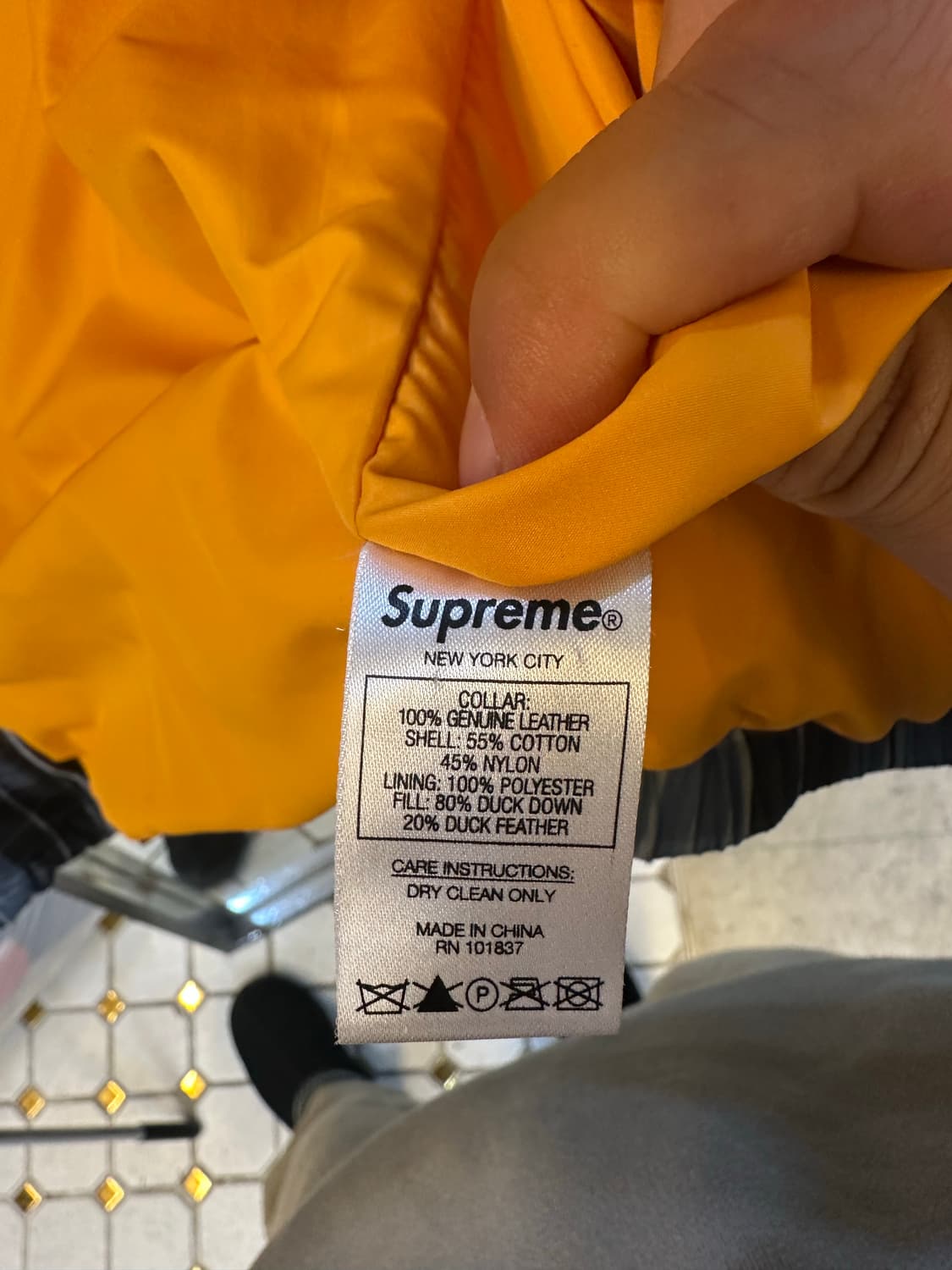 슈프림 체크 푸퍼 패딩 자켓 상품이미지6