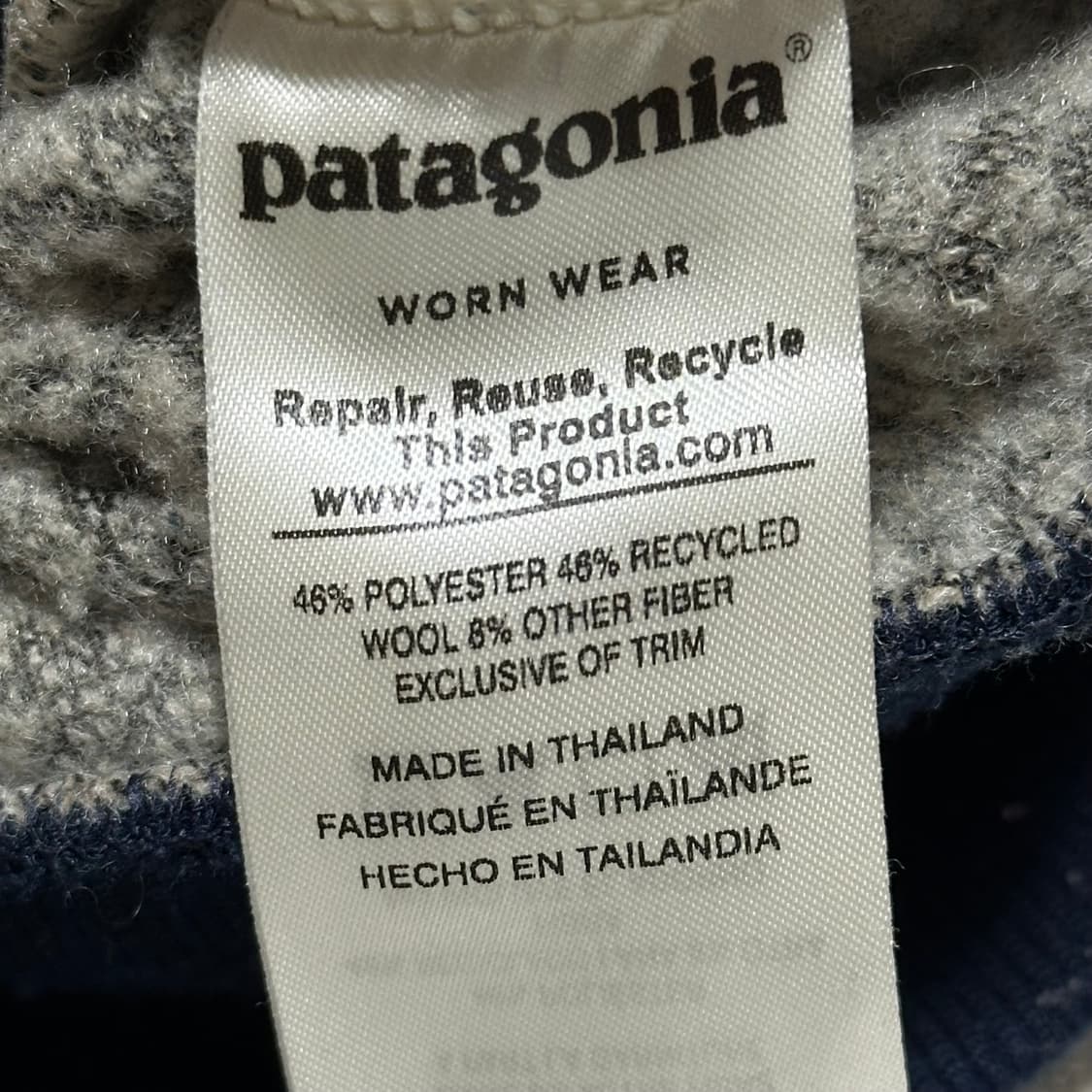 M 파타고니아 클래식 레트로 플리스 집업 상품이미지5