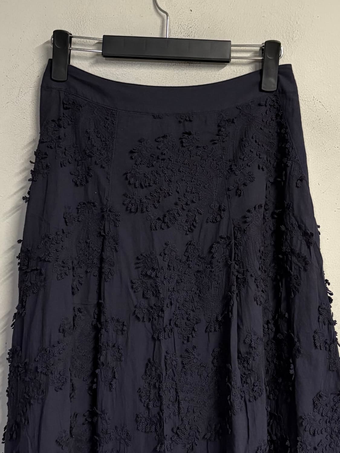 HIROKO BIS textured cotton skirt purple  상품이미지2