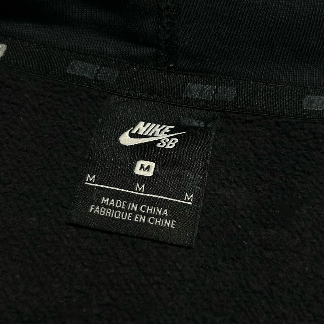 [M] Nike sb 나이키 SB 블랙 면 후드집업 자켓 상품이미지3