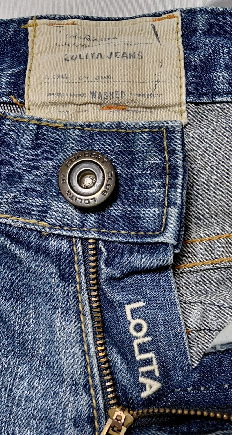[XS] 로리타 진(Lolita Jeans) 시퀸 스타 와펜 빈티지 데님 상품이미지3