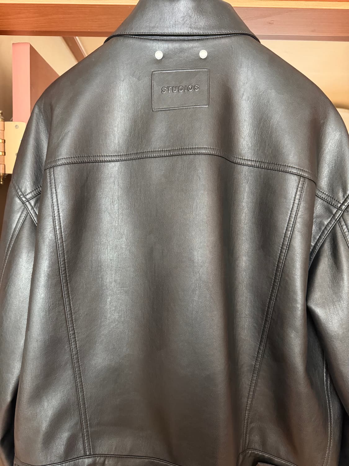 시스템옴므 레더자켓 택달린 민트급 판매합니다 상품이미지3