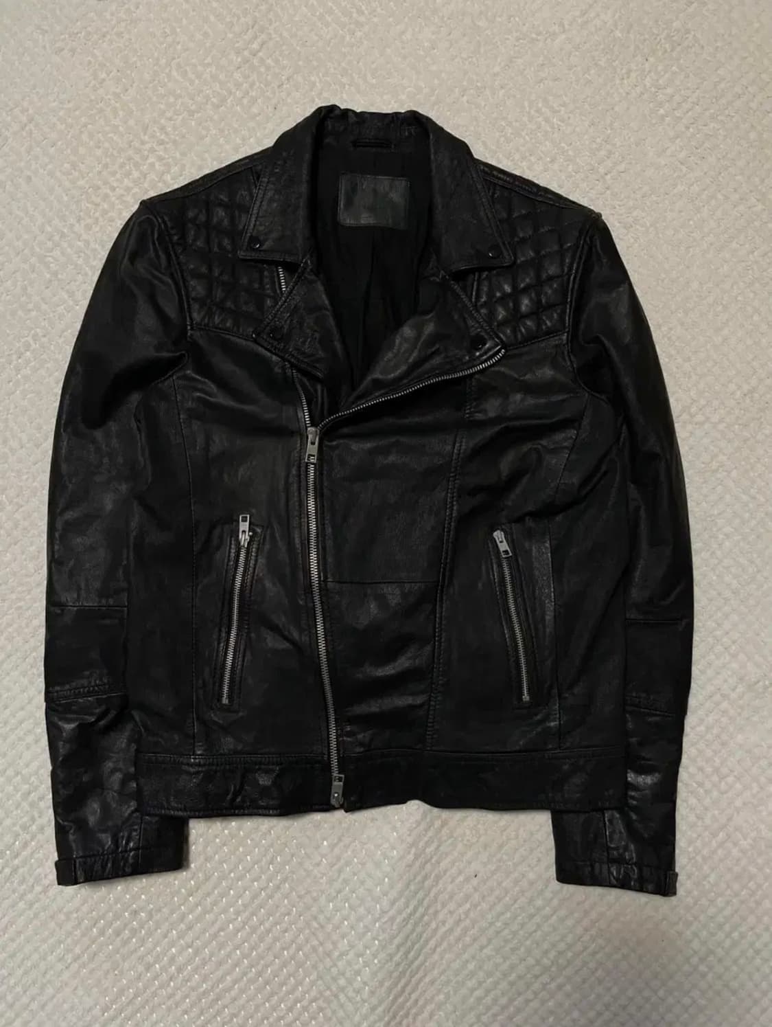 ALL SAINTS 올 세인츠 웨스턴 무드 쿠시로 바이커 레더 자켓 상품이미지1