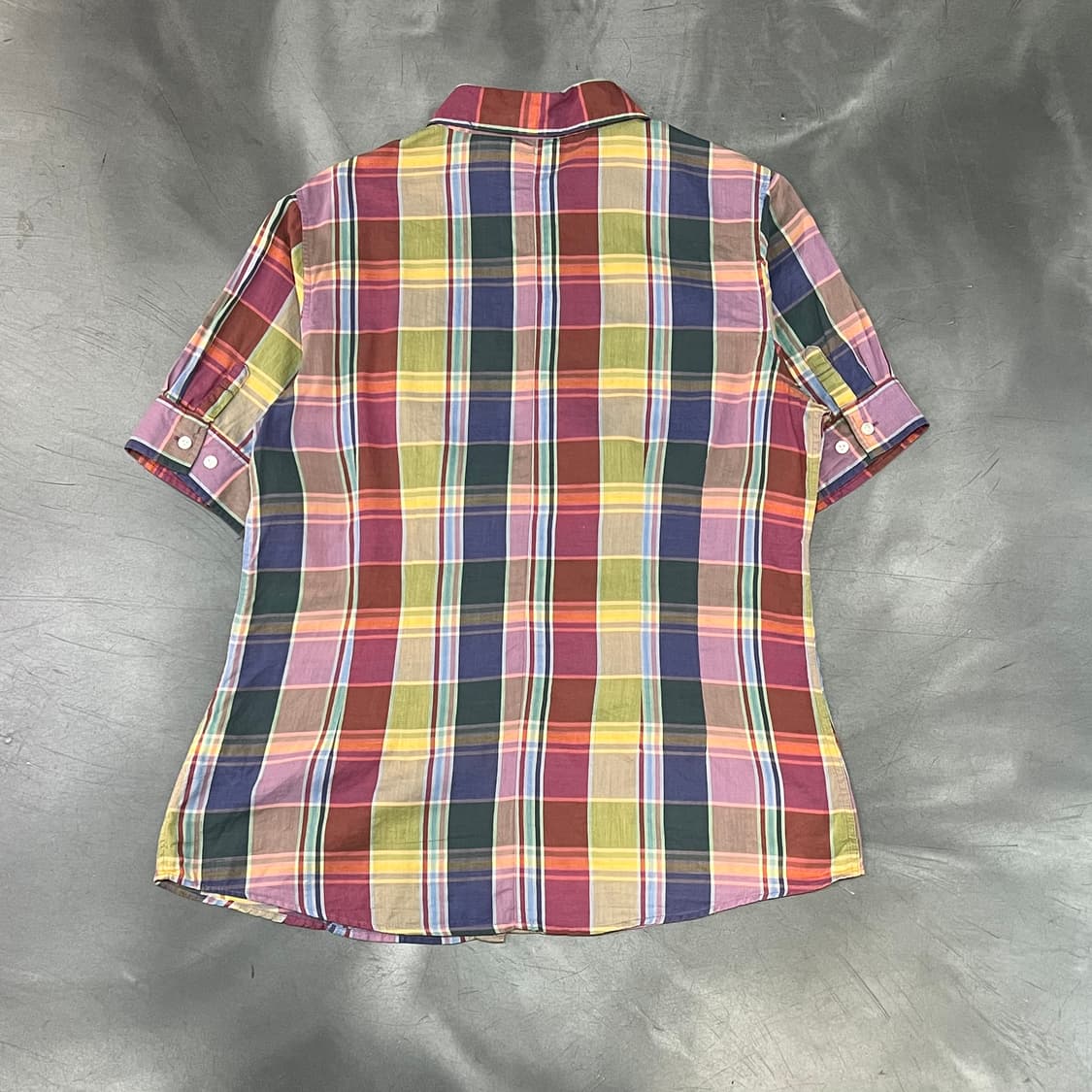  엘엘빈 체크 하프 셔츠 y15940 상품이미지2