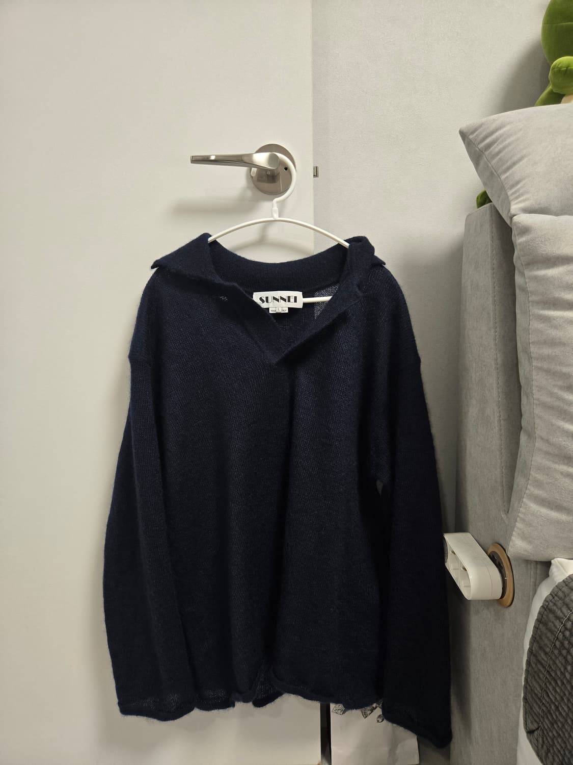Sunnei 써네이 모헤어 카라 니트 L 상품이미지1