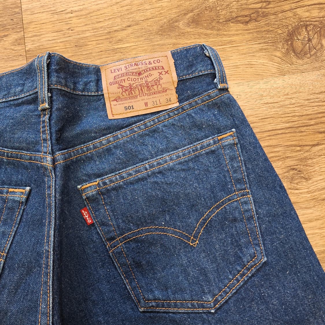 90s 미제 빈티지리바이스 501 W31L34 상품이미지7