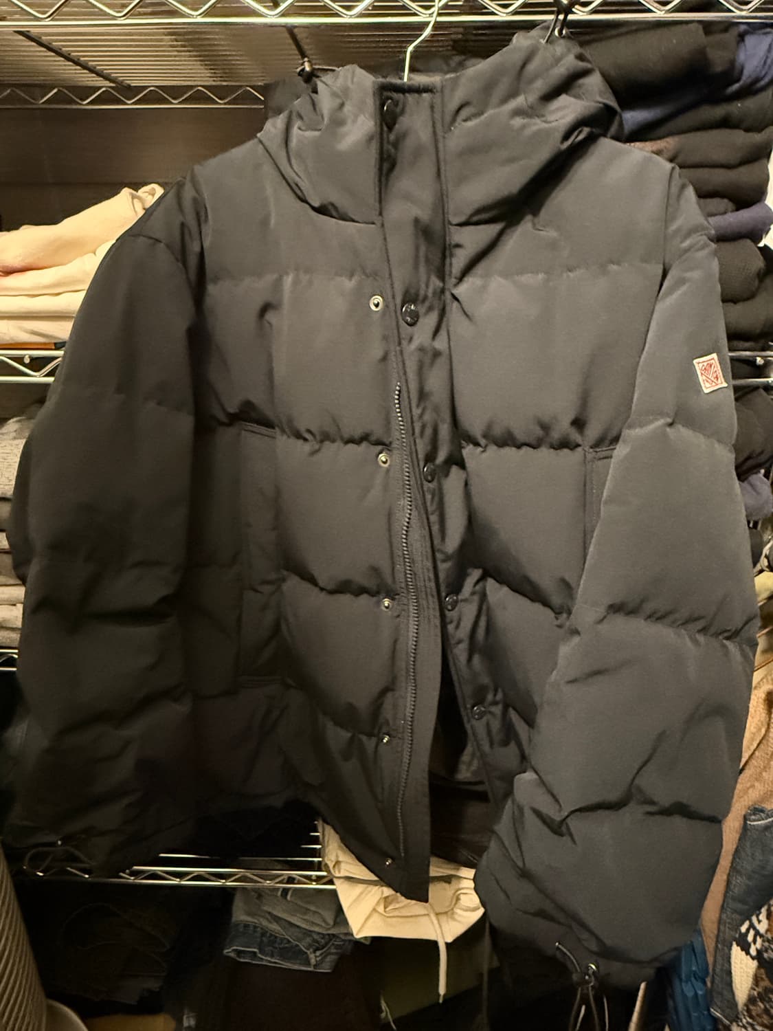 프릭스스토어 단톤 다운 후드 패딩 상품이미지3