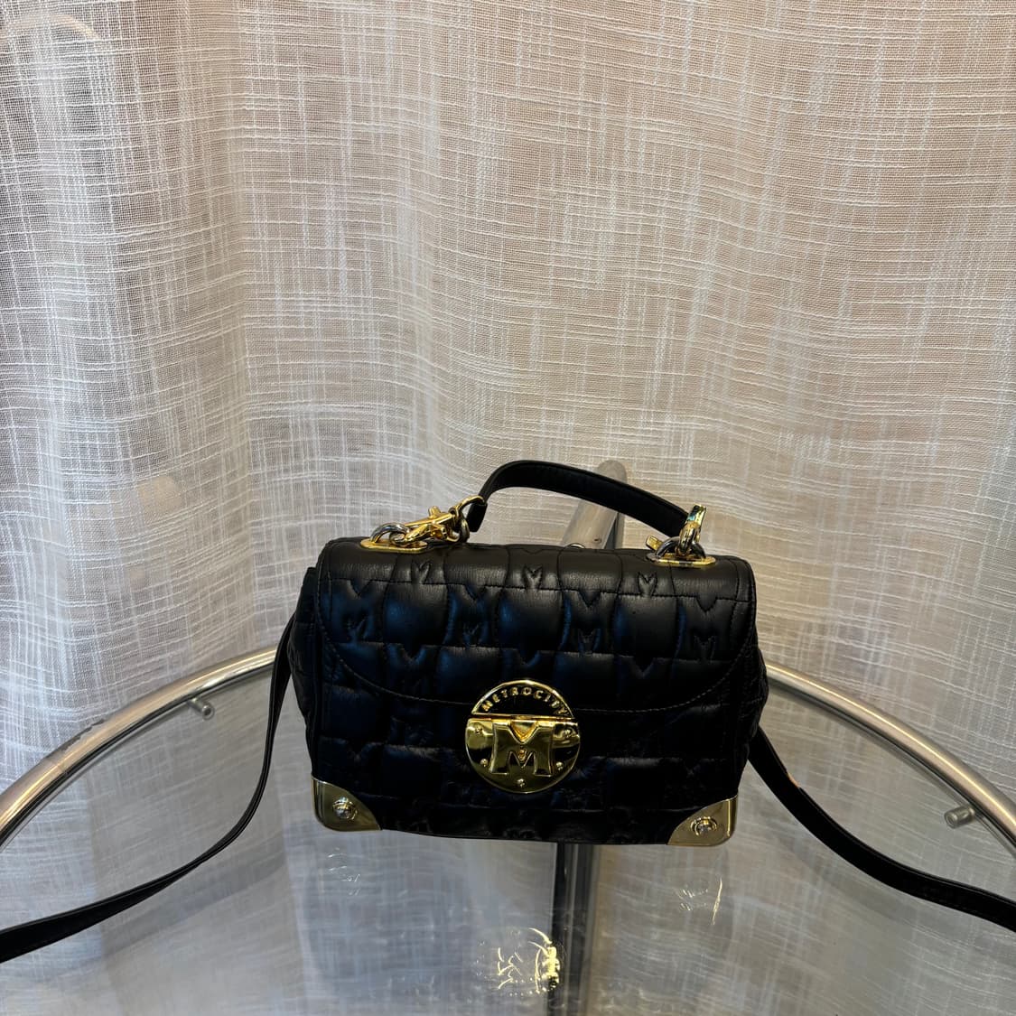 정품 메트로시티 퀄팅 금장 크로스 토트백     상품이미지2