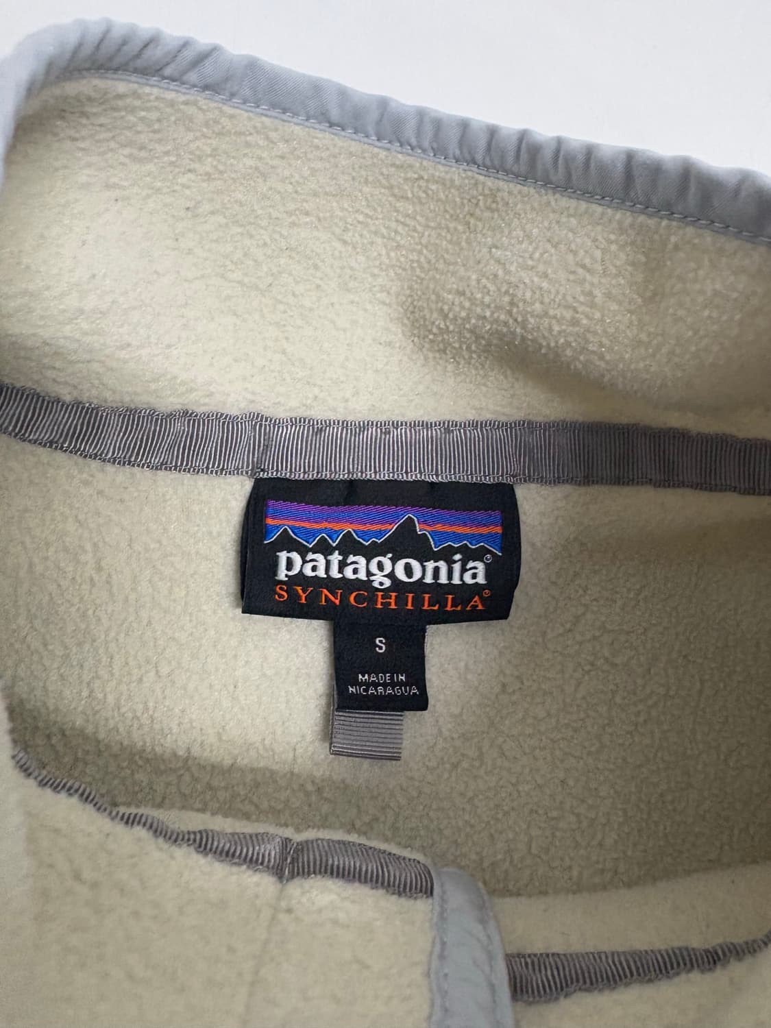 빈티지 파타고니아 신칠라 스냅티 아이보리/베이지 우먼즈S 상품이미지5