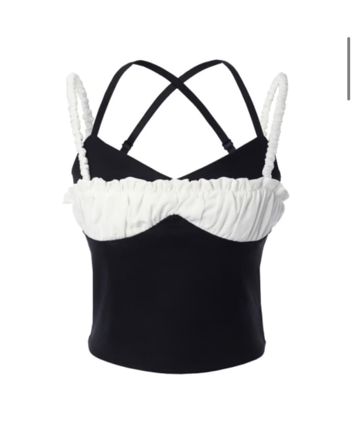 쓰리타임즈 버블링 탑 스커트 셋업 세트 s 상품이미지1