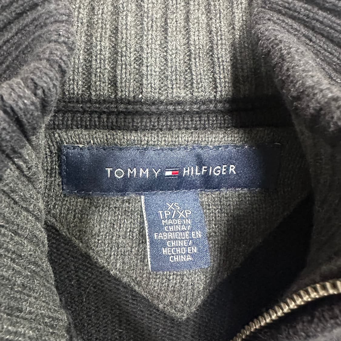 ✨ (바배) 타미 힐피거 니트 집업  상품이미지3