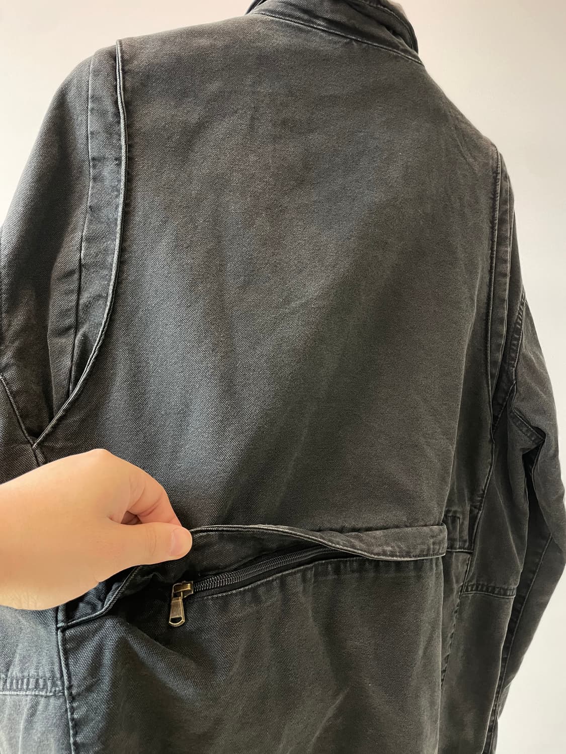 (M) Zara 자라 그런지 락시크 빈티지워싱 야상 자켓 상품이미지6