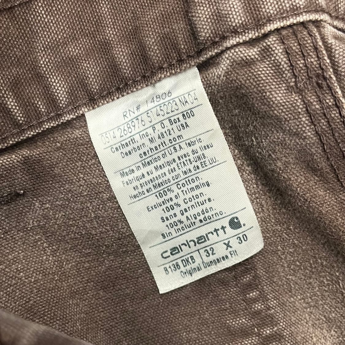 Carhartt 더블니 워크 팬츠 (32“) 상품이미지6