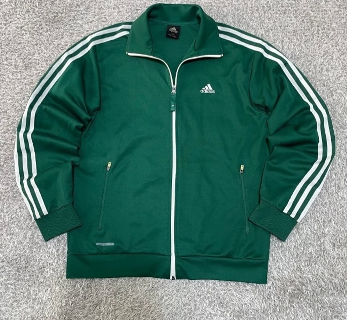 아디다스 초록 그린 트랙탑 져지집업 100/L 상품이미지1