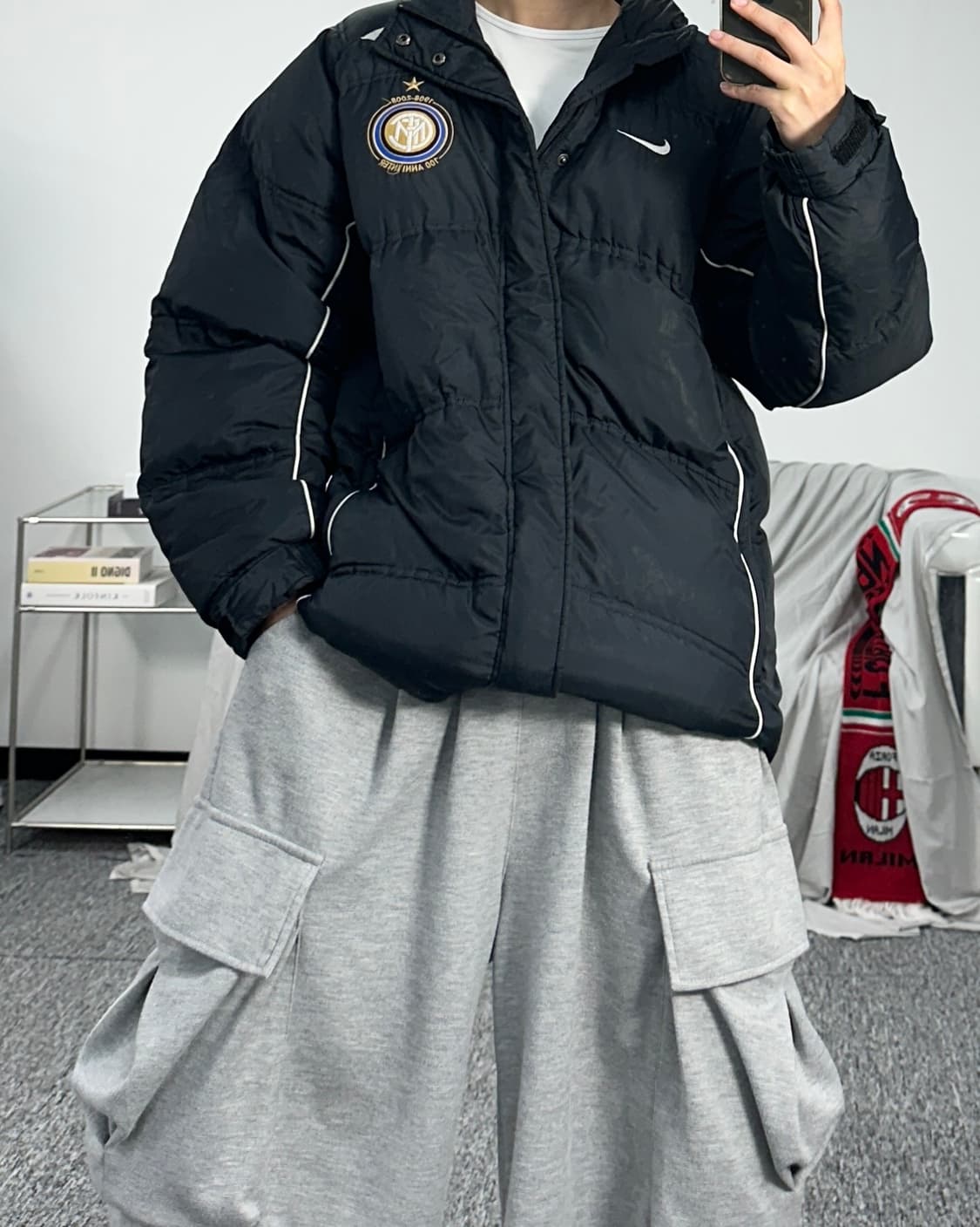 나이키 07-08 인터밀란 패딩 S 상품이미지3